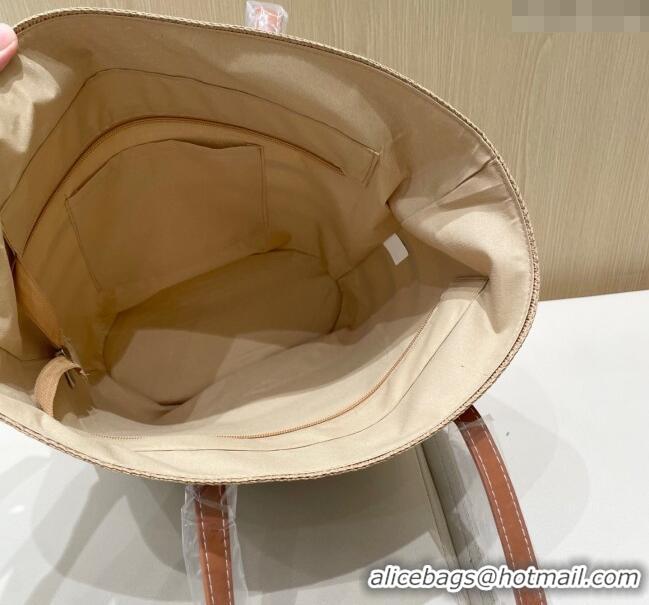 Best Quality Loewe Straw Basket Bag 0312 Beige/Khaki 2025