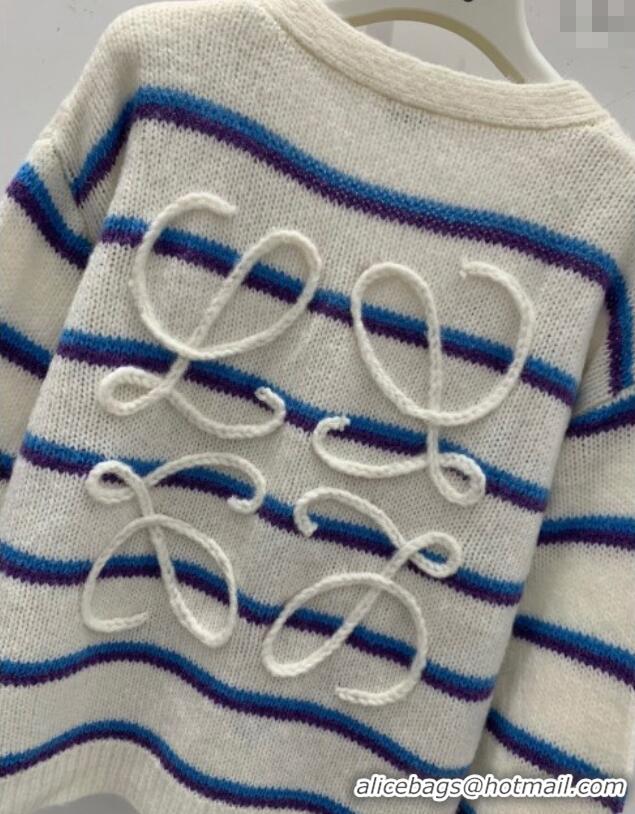 Traditional Specials Loewe Straiped Cardigan 1203 White/Blue 2024