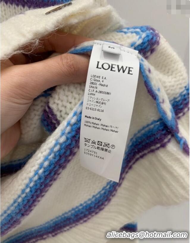 Traditional Specials Loewe Straiped Cardigan 1203 White/Blue 2024