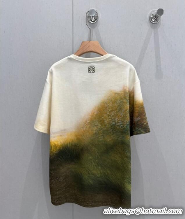 Top Quality Loewe Printed T-Shirt 1203 White 2024