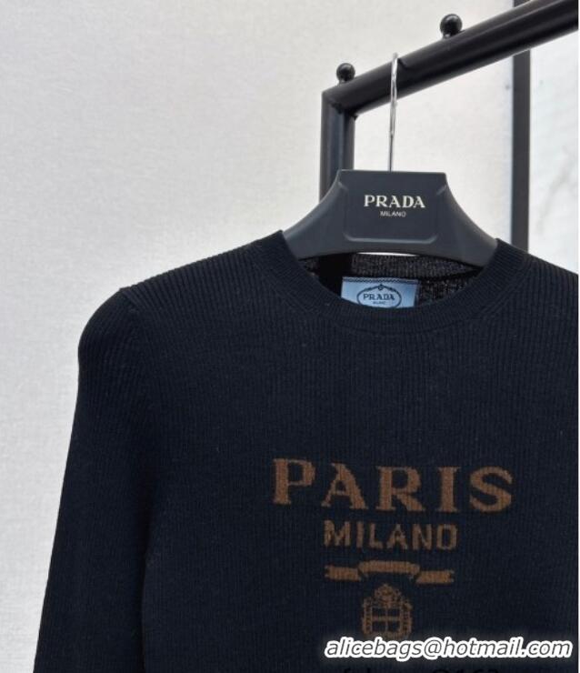 ​Unique Grade Prada Short Sweater 1123 Black 2024