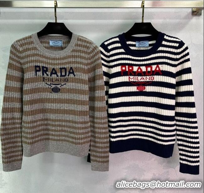 Buy Discount Prada Striped Sweater PA1123 2024