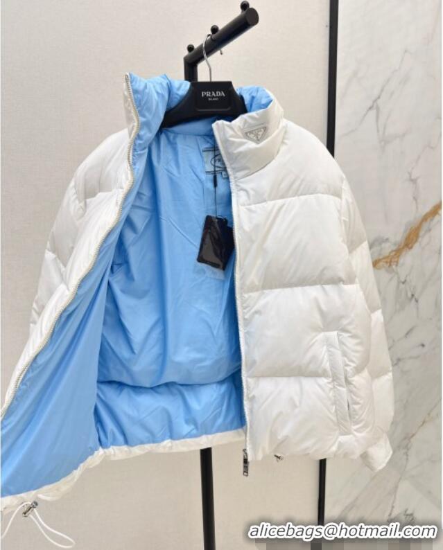 Good Product Prada Down Jacket with Logo 1203 White 2024