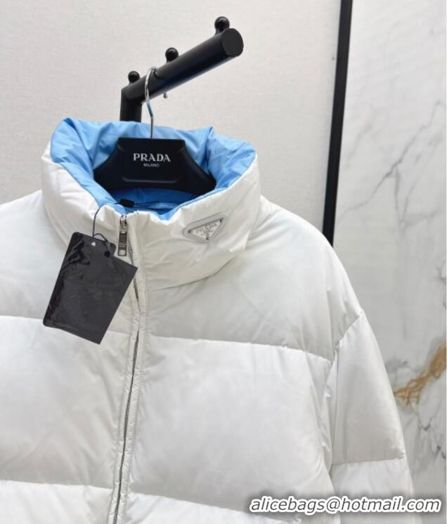 Good Product Prada Down Jacket with Logo 1203 White 2024