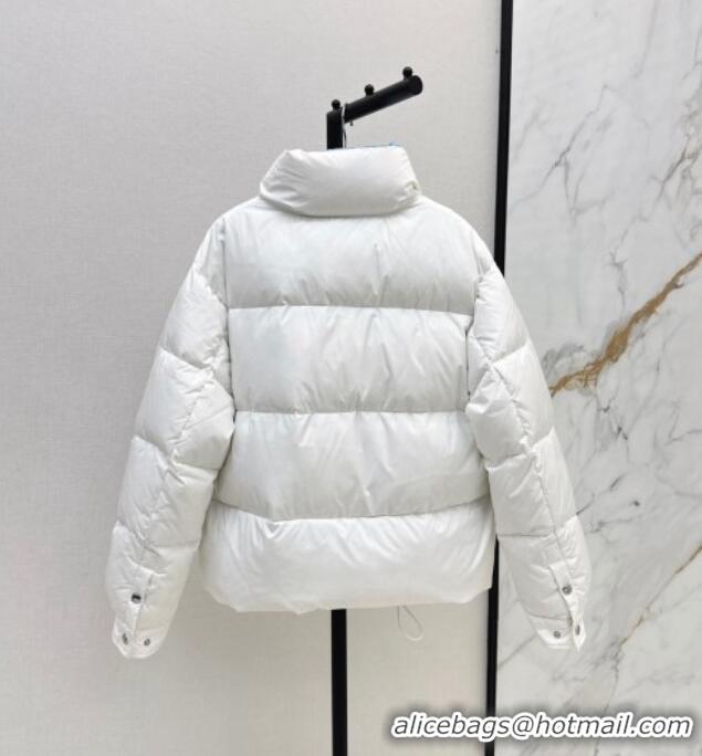 Good Product Prada Down Jacket with Logo 1203 White 2024