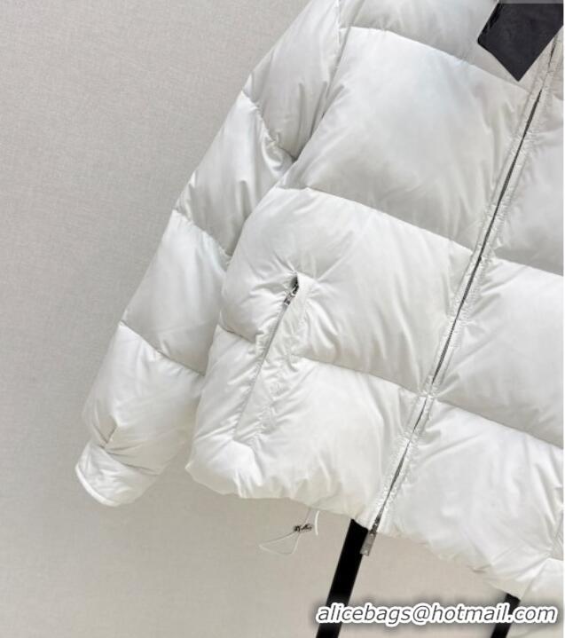 Good Product Prada Down Jacket with Logo 1203 White 2024