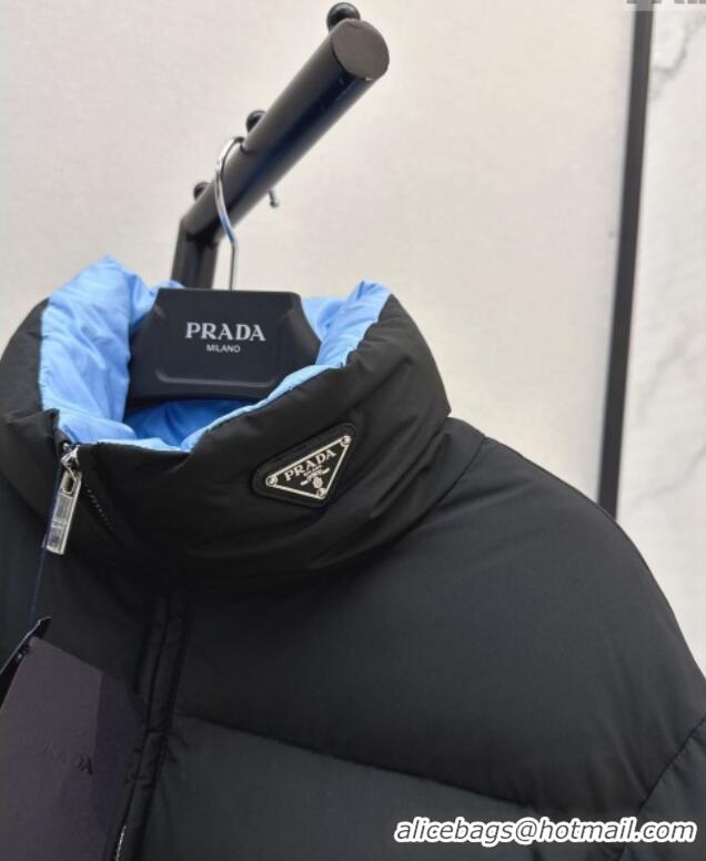 New Fashion Prada Down Jacket with Logo 1203 Black 2024