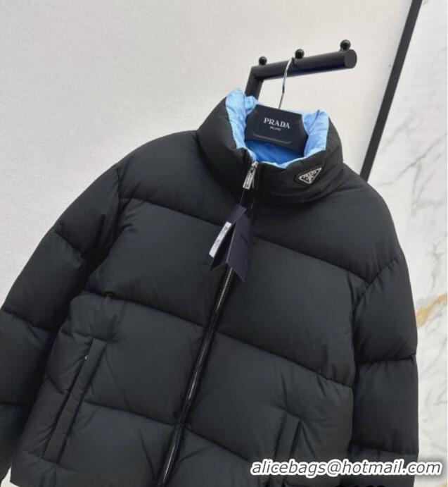 New Fashion Prada Down Jacket with Logo 1203 Black 2024