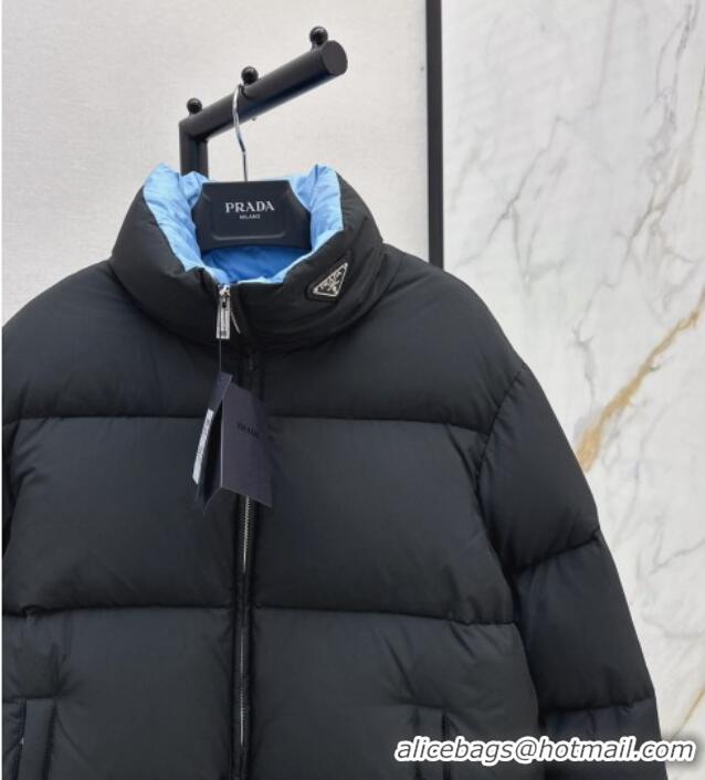 New Fashion Prada Down Jacket with Logo 1203 Black 2024