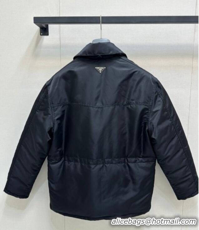 Traditional Specials Prada Nylon Down Jacket 121901 Black 2024