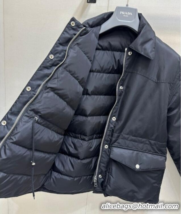 Traditional Specials Prada Nylon Down Jacket 121901 Black 2024