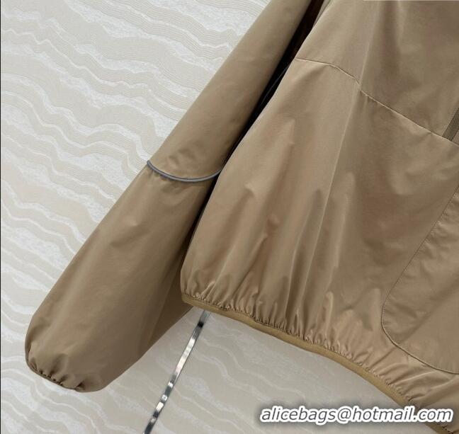 Promotional Prada Jacket and Shorts Set C030610 Beige 2025