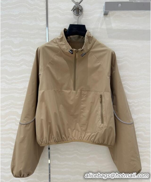 Promotional Prada Jacket and Shorts Set C030610 Beige 2025