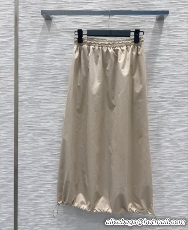 Discount Design Prada Shirt and Skirt Set C030616 Beige/White 2025