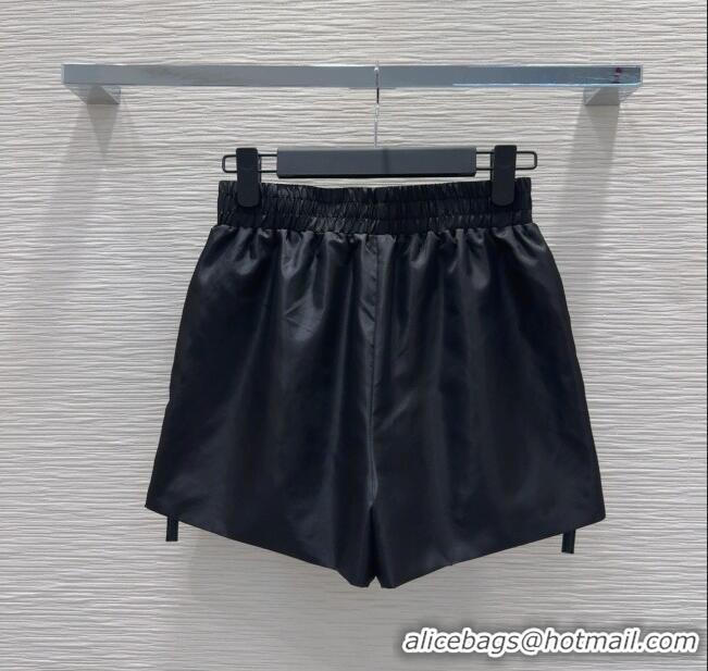 Top Design Prada Jacket and Shorts Set C0306027 Black 2025