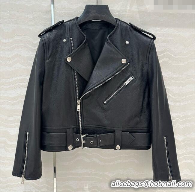 Unique Discount Prada Lambskin Jacket P031119 Black 2025