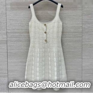 Luxury Cheap Gucci Wool Blend Dress 0116 White 2025