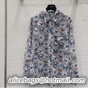 Reasonable Price Dior Butterfly Print Shirt C030619 2025