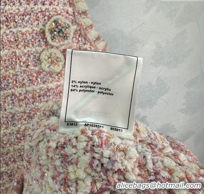 Reasonable Price Chanel Knit Dress CH21141 Pink 2025