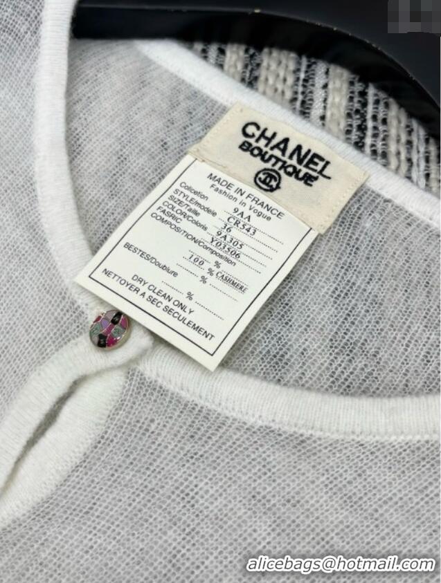 Best Price Cheap Chanel Cashmere Cardigan CH031125 White 2025