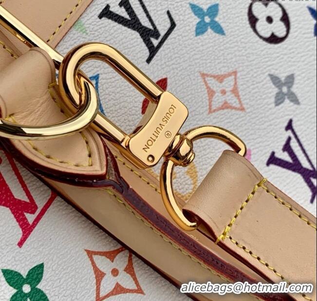 Top Grade Louis Vuitton LV x TM Dog Bag in Multicolored Monogram Canvas M13741 White 2025