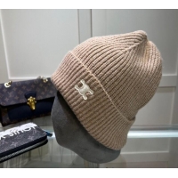 Affordable Price Celine Triomphe Knit Hat 1129 Beige 2024