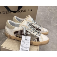 Good Product Golden Goose Women's Super-Star Sneakers in printed and grey suede star 0221006