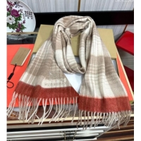 Best Price Burberry Check Cashmere Long Scarf 32x180 082101 Beige 2024