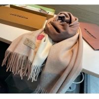 Good Quality Burberry Heart Cashmere Long Scarf 70x200cm 1128 Beige 2024