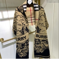 Well Crafted Burberry Cashmere Scarf 210x45cm B020601 Khaki 2025 Top Quality