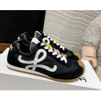 Best Product Loewe Ballet Runner 2.0 Sneakers in nylon and suede with charm Black 1224039