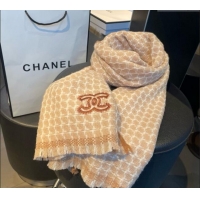 Low Cost Chanel Cashmere Long Scarf 30x190cm CH102110 Beige 2024