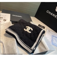 Traditional Discount Chanel Cashmere Long Scarf 70x200cm 0115 Black 2025