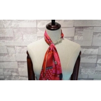 Buy Discount Louis Vuitton Silk Bandeau Scarf 8x120cm 091302 Red 2024