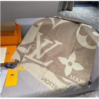 Good Looking Louis Vuitton The Ultimate Cashmere Long Scarf 70x185cm LV102102 Beige 2024