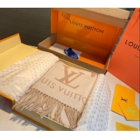 Fashion Discount Louis Vuitton Reykjavik Long Scarf 45x170cm LV102103 Beige 2024