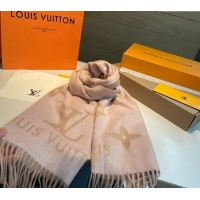 Luxurious Louis Vuitton Reykjavik Long Scarf 45x170cm LV102103 Pink 2024