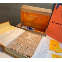 Shop Discount Louis Vuitton Reykjavik Long Scarf 45x170cm LV102103 Light Brown 2024