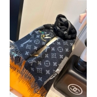 Big Discount Louis Vuitton x NIGO Cashmere Monogram Scarf MP2681 2024