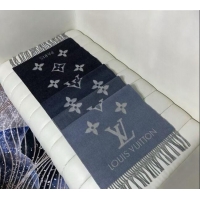 Pretty Style Louis Vuitton Reykjavik Gradient Cashmere Long Scarf 45x190cm 8043 Grey 2024