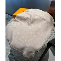 Low Cost Louis Vuitton Classic Monogram Shawl Scarf 140cm 1128 Light Pink 2024