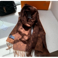 Well Crafted Louis Vuitton Heart Cashmere Long Scarf 45x190cm 1128 Brown 2024