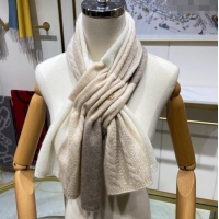 Luxury Discount Loro Piana Cashmere Scarf L011010 Beige 2025 Top Quality