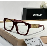 Famous Brand Chanel Glasses 3478 Burgundy 2025