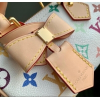 Low Cost Louis Vuitton LV x TM Nano Speedy Bag in Multicolored Monogram Canvas M13391 White 2025