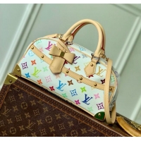 Luxury Classic Louis Vuitton LV x TM Handbag East West in Multicolored Monogram Canvas M13084 White 2025