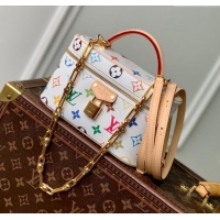 Best Price Louis Vuitton LV x TM Vanity Chain Pouch in Multicolored Monogram Canvas M13662 White 2025