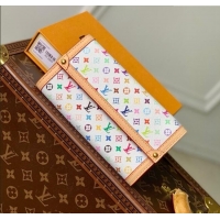 Good Product Louis Vuitton LV x TM Sarah Wallet in Multicolor Monogram Canvas M13397 White 2025