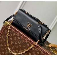 Popular Style Louis Vuitton Wallet On Chain Capucines Bag in Calfskin Leather M12143 Black 2025