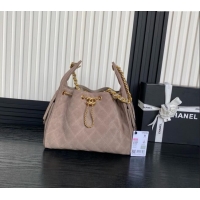 Low Cost Chanel Quilted Suede Medium Hobo bag AS5293 Khaki Grey 2025